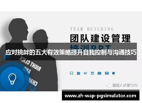 应对挑衅的五大有效策略提升自我控制与沟通技巧